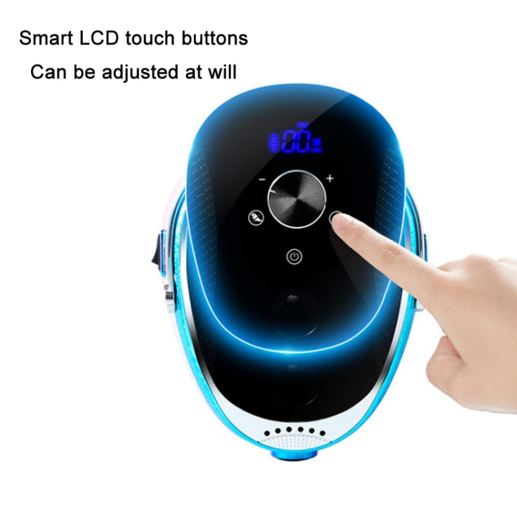 Ice Flower Gradient Rechargeable Low Noise Nail Polishing Machine, Specification: EU Plug (Pink Blue) - Grinding Tools & Accessories by PMC TechLife | Online Shopping South Africa | PMC TechLife | Buy Now Pay Later Mobicred
