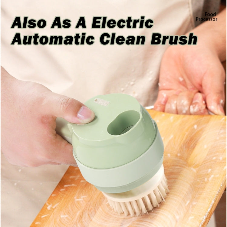 4 In 1 Handheld Electric Vegetable Cutter Set Garlic Mud Masher Garlic Chopper - free shipping - PMC TechLife - Order now!
