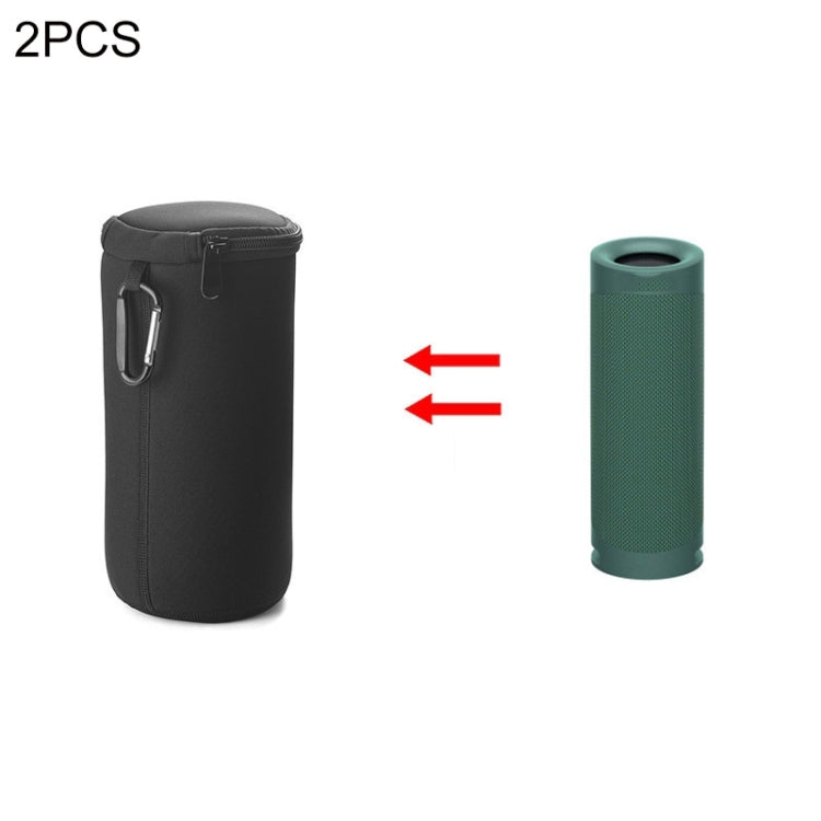 2 PCS Wireless Bluetooth Speaker Portable Waterproof Case For Sony SRS-XB23(Black) - Protective Case by PMC TechLife | Online Shopping South Africa | PMC TechLife