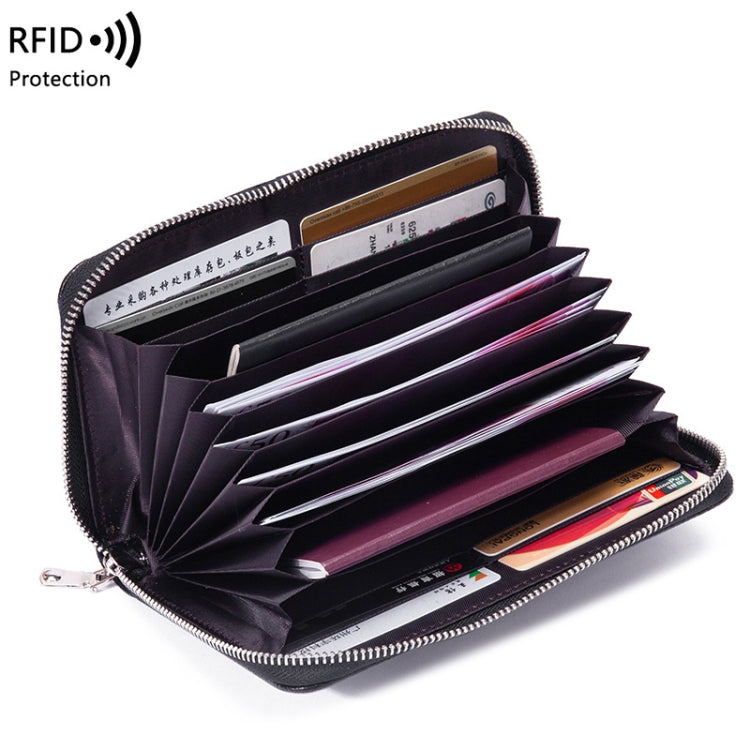 1659 RFID Anti-magnetic Anti-theft Passport Bag Document Bag Wallet(Lotus) - free shipping - PMC TechLife - Order now!