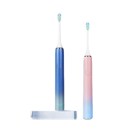 Boorui BR-X7 Smart USB Electric Adults Toothbrush Gradient Oral Hygiene Ultrasonic Toothbrush(Blue) - Toothbrushes by Boorui | Online Shopping South Africa | PMC Jewellery | Buy Now Pay Later Mobicred