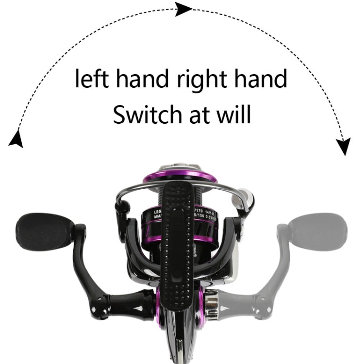Metal Spinning Wheel Long-range Fish Wire Wheel, Style: KD6000 (EVA Grip) - Fishing Reels by PMC TechLife | Online Shopping South Africa | PMC TechLife
