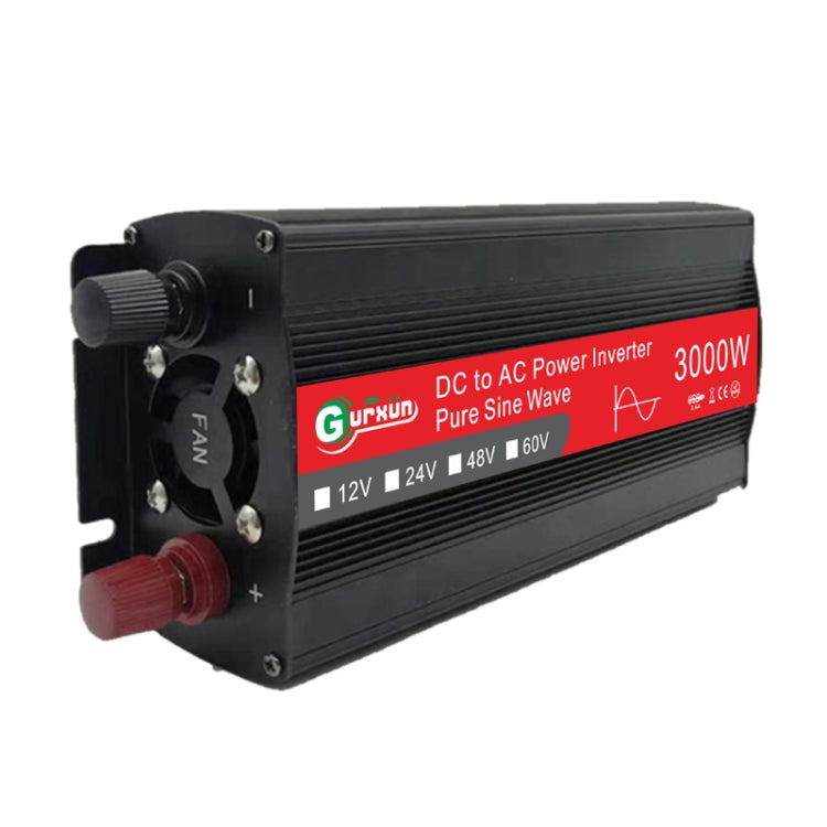 Gurxun Sine Wave Inverter 3000W 12/24/48/60V To 220V Car Boost Converter, Specification: 48V-220V -  by PMC TechLife | Online Shopping South Africa | PMC TechLife
