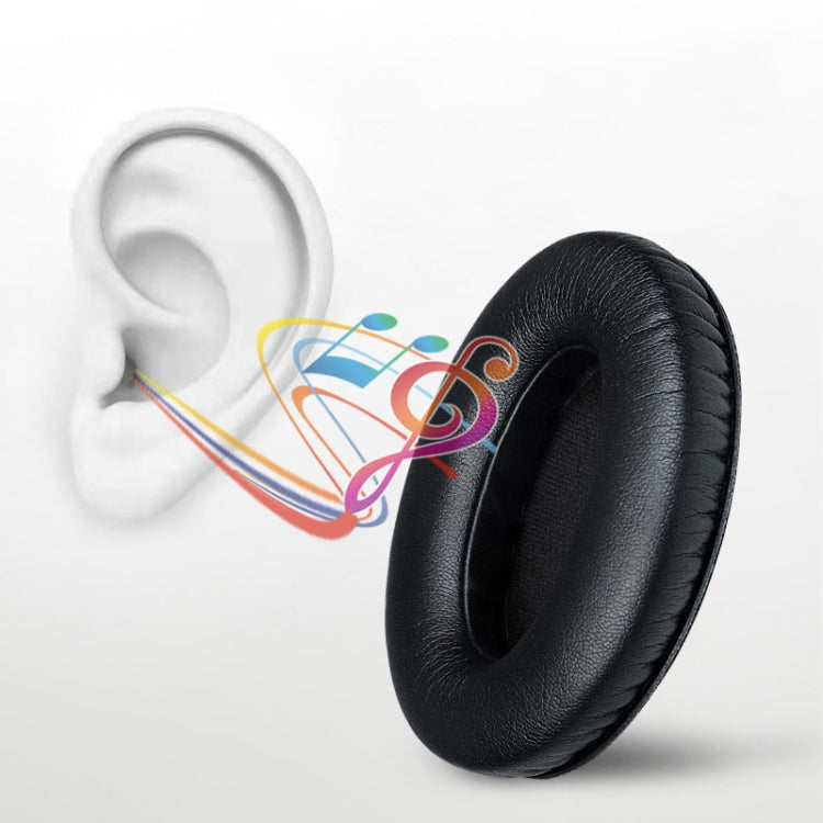 2 PCS Breathable Foam Headphone Sleeves Earmuffs For Sennheiser HD200 Pro, Spec: Wrinkled - Earmuff & Pad by PMC TechLife | Online Shopping South Africa | PMC TechLife