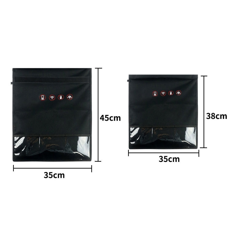 Car Key Signal Shielding Bag Tablet Mobile Phone Privacy Protective Cover Large(Black) - free shipping - PMC TechLife - Order now!