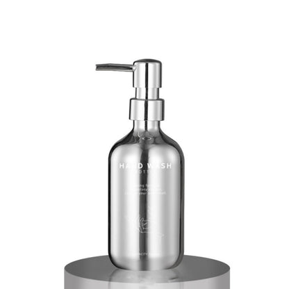 500ml Press Lotion Dispenser Bathroom Electroplated Silver Soap Dispenser Replacement(Hand Wash) - Soap Dispenser by PMC Jewellery | Online Shopping South Africa | PMC Jewellery