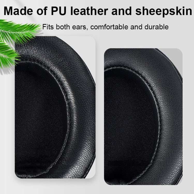2 PCS Breathable Foam Headphone Earmuffs with Buckle For Sennheiser Momentum 3, Spec: Black Protein - Earmuff & Pad by PMC TechLife | Online Shopping South Africa | PMC TechLife