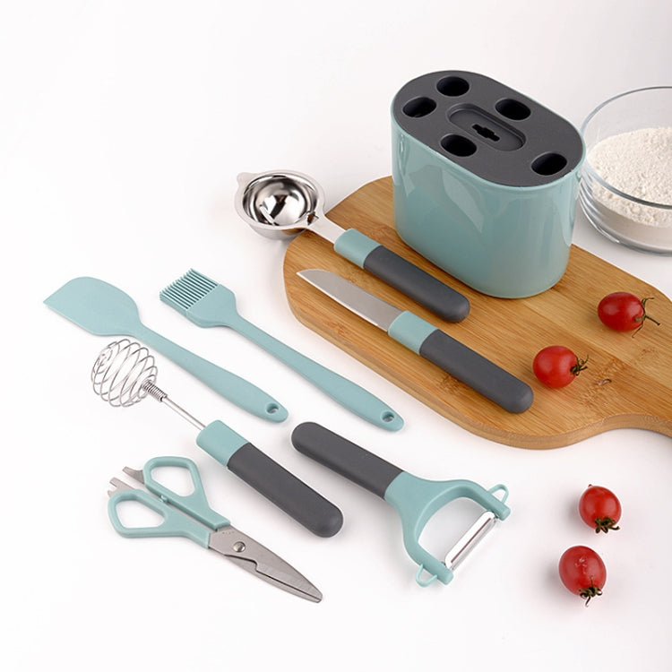 8 PCS / Set Stainless Steel Peeler Kitchen Gadgets Set With Storage Holder - free shipping - PMC TechLife - Order now!