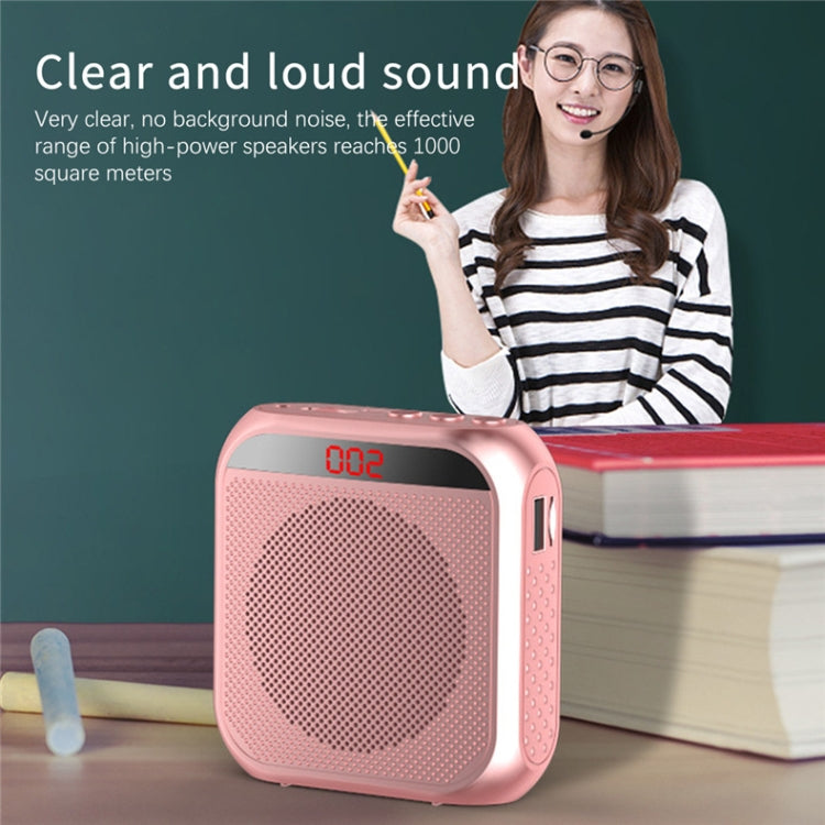 S17 Mini Portable Tour Guide Teaching Loudspeaker with Screen Display(Bright White) - Loudspeaker by PMC TechLife | Online Shopping South Africa | PMC TechLife | Buy Now Pay Later Mobicred