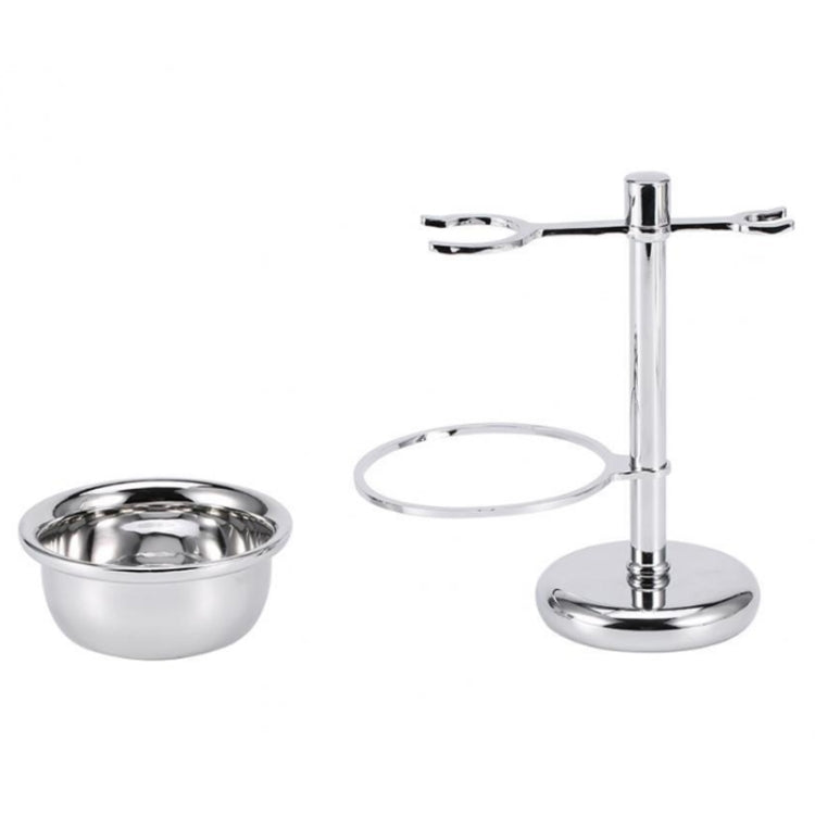 Men Manual Vintage Metal Shaver Stand Set(Silver) - free shipping - PMC TechLife - Order now!