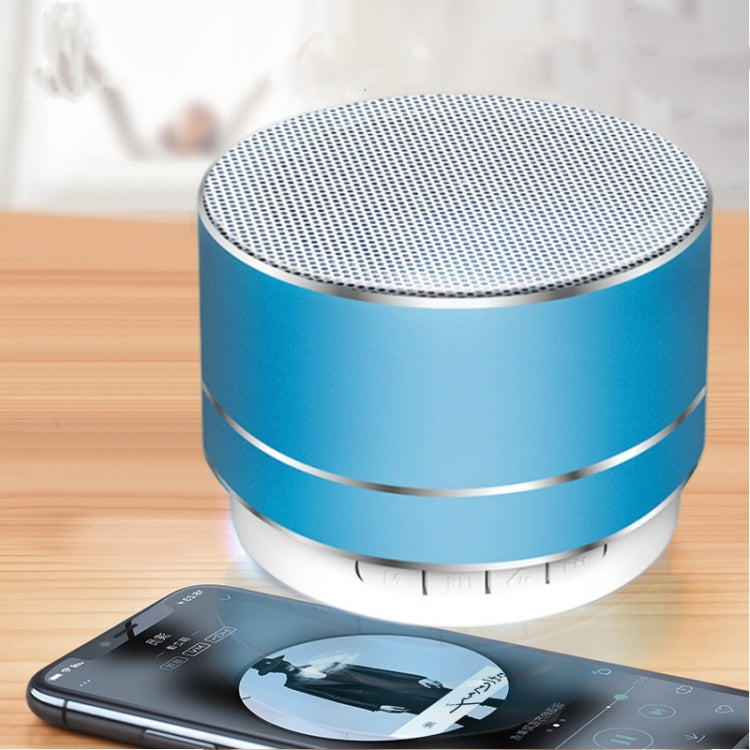 A10 Mini Metal Wireless Bluetooth Speaker(Blue) - Mini Speaker by PMC TechLife | Online Shopping South Africa | PMC TechLife
