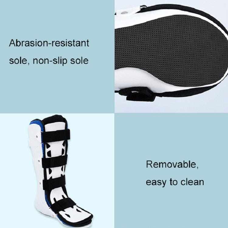 Calf Ankle Fracture Sprain Fixation Brace Plaster Shoe Foot Support Brace, Size: L Left(Long Version Without Baffle) - Mobility Aids by PMC Jewellery | Online Shopping South Africa | PMC Jewellery