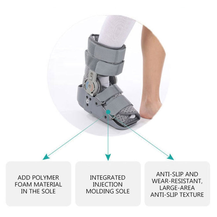 Ankle Fracture Achilles Tendon Rupture Fixation Support,Spec: Low Barrel Automatic Chucks(M 37-40) - Corrector by PMC Jewellery | Online Shopping South Africa | PMC Jewellery