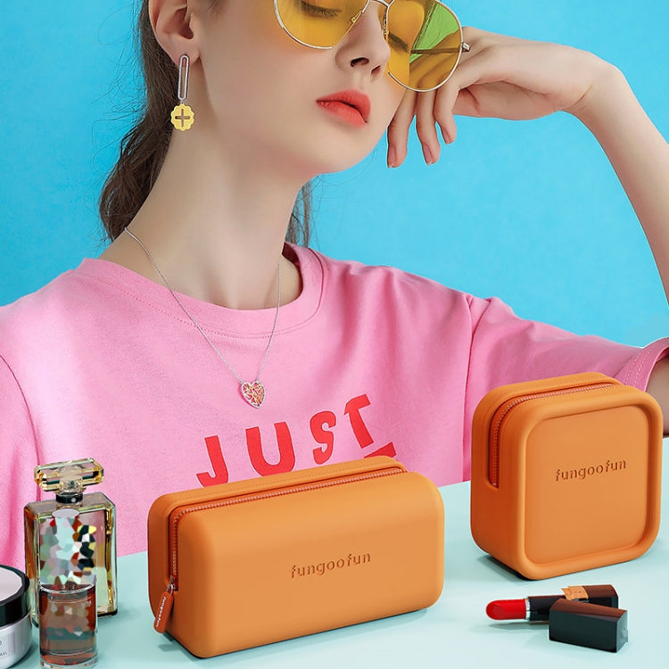 Fungoofun Candy Color EVA Travel Digital Storage Bag Cosmetic Bag, Color: Brick Orange - Digital Storage Bag by Fungoofun | Online Shopping South Africa | PMC Jewellery