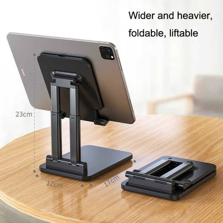 SSKY X5 Desktop Phone Live Foldable Tablet Bracket, Style: Double Rod Tablet Version (Black) - free shipping - PMC TechLife - Order now!