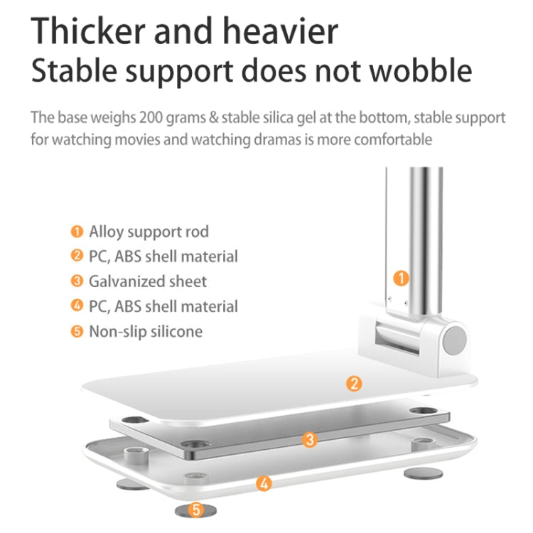 SSKY X5 Desktop Phone Live Foldable Tablet Bracket, Style: Double Rod Tablet Version (Black) - free shipping - PMC TechLife - Order now!