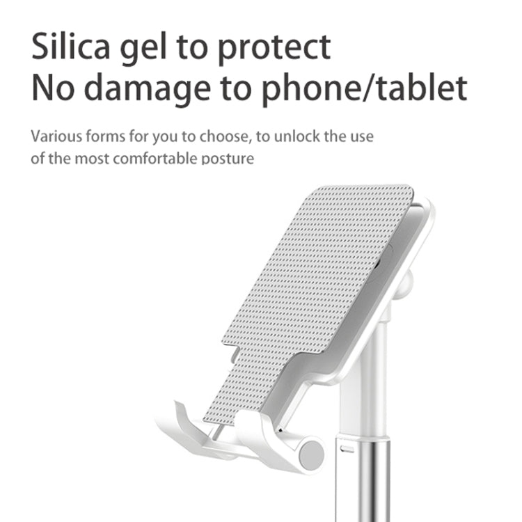 SSKY X5 Desktop Phone Live Foldable Tablet Bracket, Style: Double Rod Phone Version (White) - free shipping - PMC TechLife - Order now!