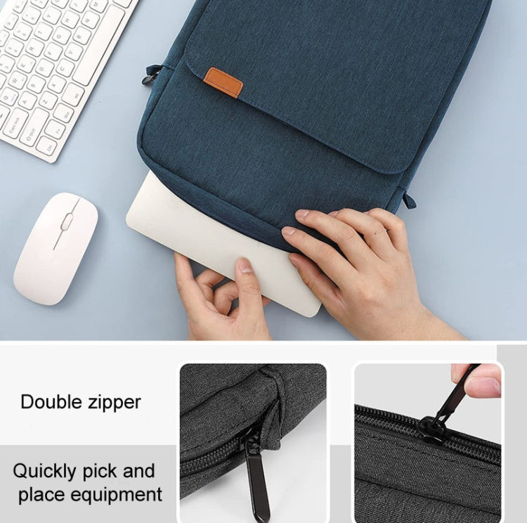 Vertical Laptop Bag Handheld Shoulder Crossbody Bag, Size: 13.3 Inch(Black) - 13.3 inch by PMC TechLife | Online Shopping South Africa | PMC TechLife