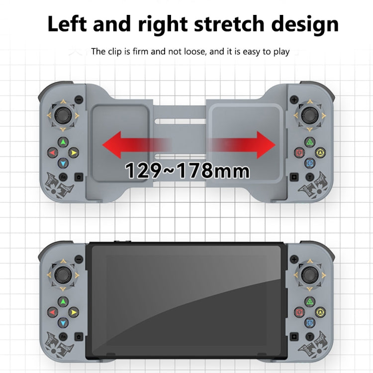 D5 Wireless Bluetooth Game Controller Joystick For IOS/Android For SWITCH/PS3/PS4(White) - Controller Gamepad by PMC TechLife | Online Shopping South Africa | PMC TechLife