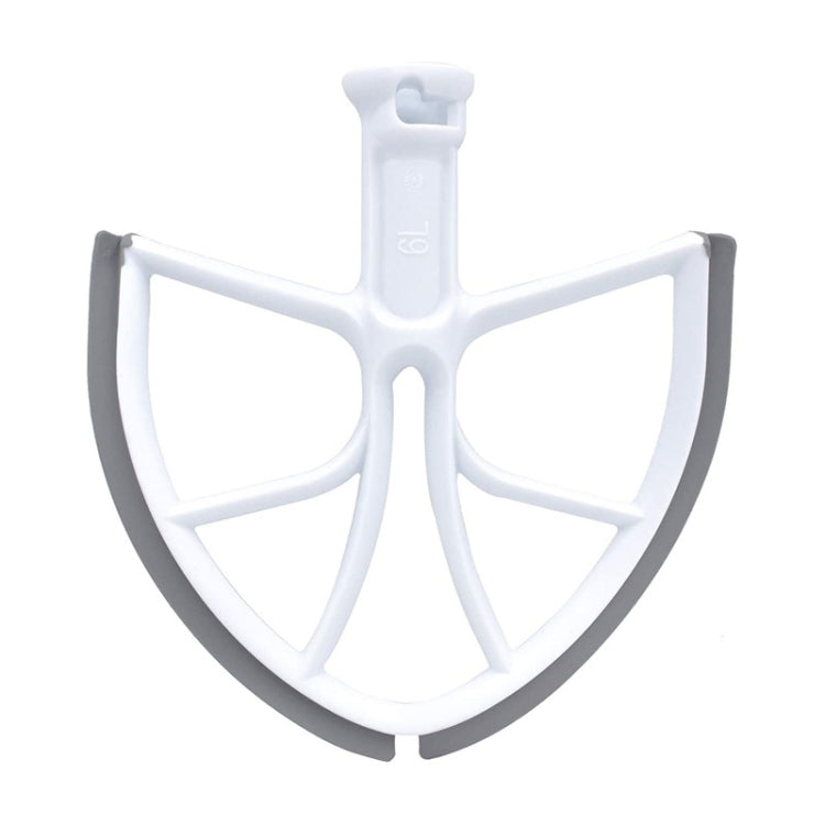 KA-6B For KitchenAid 6-Quart Bowl Lift Stand Mixer Plastic Flat Beater Paddle with Silicone Edges - Kitchen Machine Accessories by PMC TechLife | Online Shopping South Africa | PMC TechLife