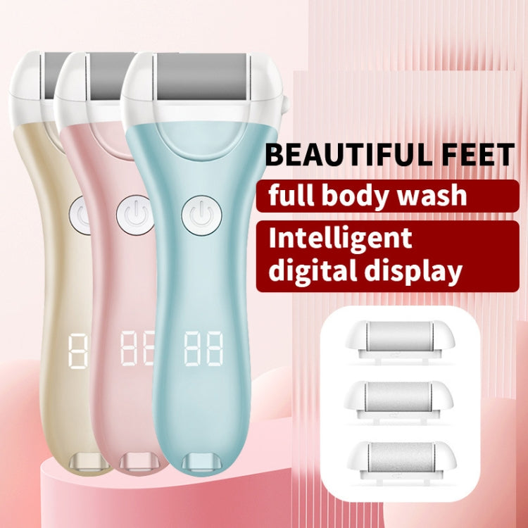 Electric Foot Grinder Digital Display USB Pedicure Peeling(Pink) - free shipping - PMC TechLife - Order now!