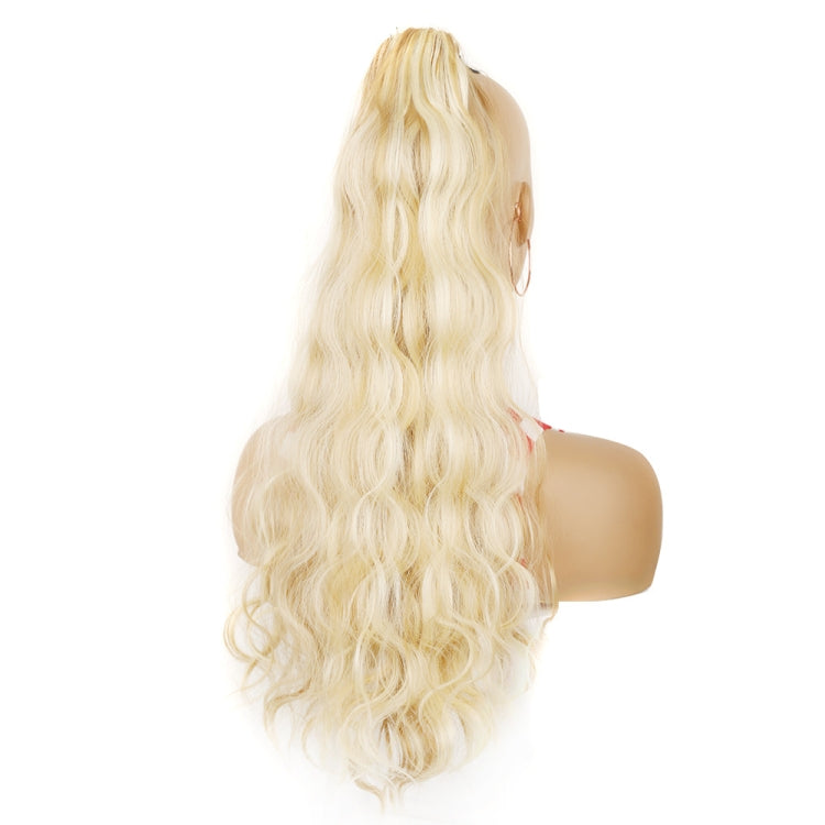 MST08 Adhesive Tie-On Wigs Ponytail Fluffy Long Curly Wigs High-Ponytail(27H613) - Wigs by PMC Jewellery | Online Shopping South Africa | PMC Jewellery