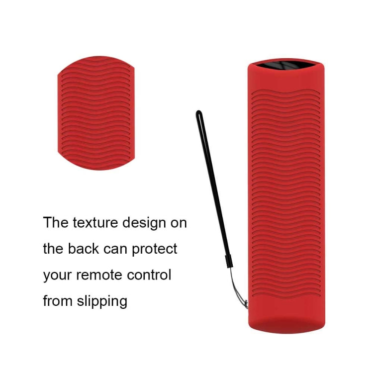 2 PCS Y27 For Alexa Voice Remote 3rd Gen Silicone Non-slip Protective Cover(Luminous Blue) - Remote Control Covers by PMC TechLife | Online Shopping South Africa | PMC TechLife