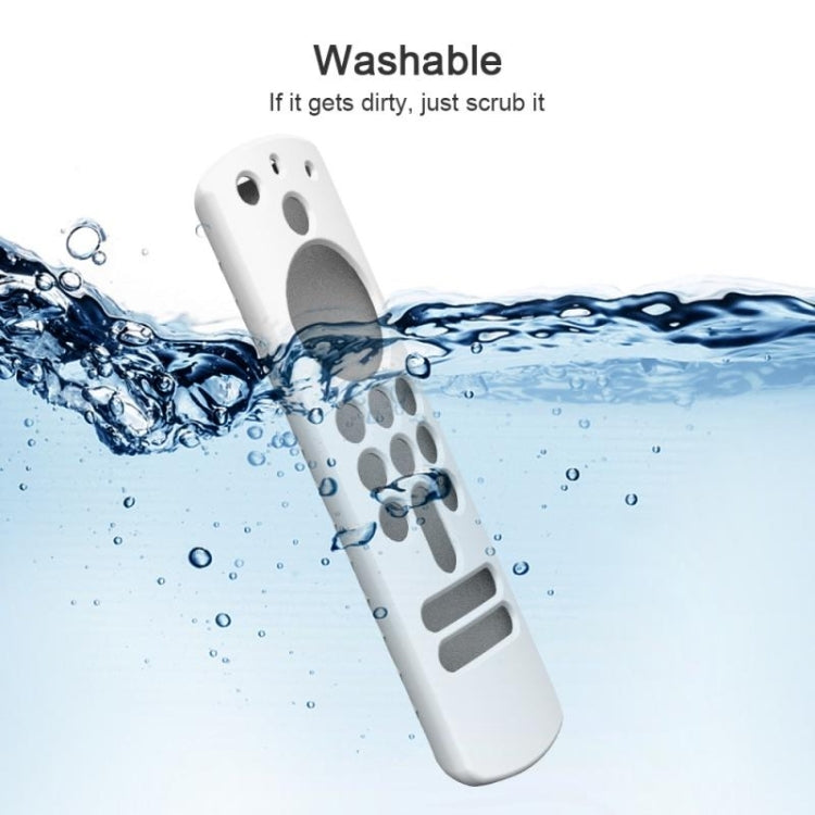 2 PCS Y27 For Alexa Voice Remote 3rd Gen Silicone Non-slip Protective Cover(Ice Blue) - Remote Control Covers by PMC TechLife | Online Shopping South Africa | PMC TechLife