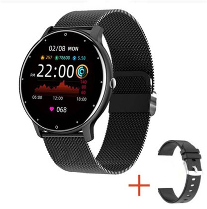 BW0223 Heart Rate/Blood Oxygen/Blood Pressure Monitoring Bluetooth Smart Calling Watch, Color: Mesh Black - Smart Watches by PMC Jewellery | Online Shopping South Africa | PMC Jewellery | Buy Now Pay Later Mobicred