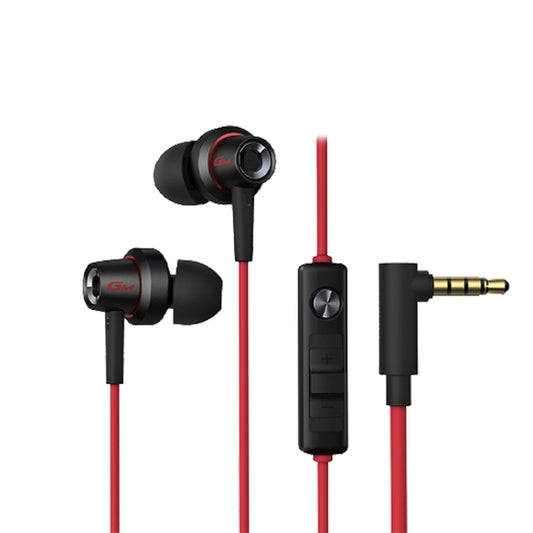 Edifier HECATE GM260 In Ear Wire Control Headphones With Silicone Earbuds, Cable Length: 1.3m(Black Red) - In Ear Wired Earphone by Edifier | Online Shopping South Africa | PMC Jewellery