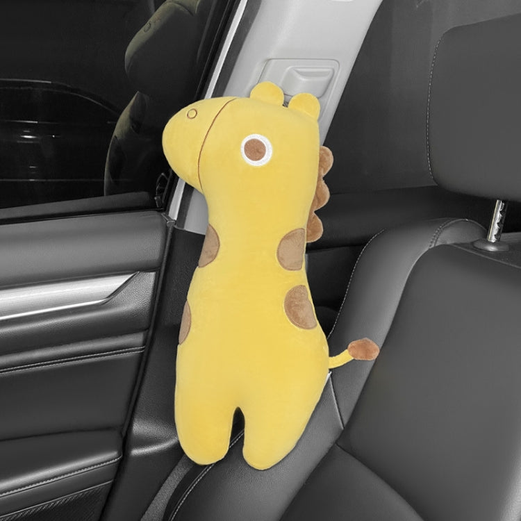 Car Seat Belt Pillow Shoulder Cover Cartoon Insurance Belt(Yellow) - free shipping - PMC TechLife - Order now!