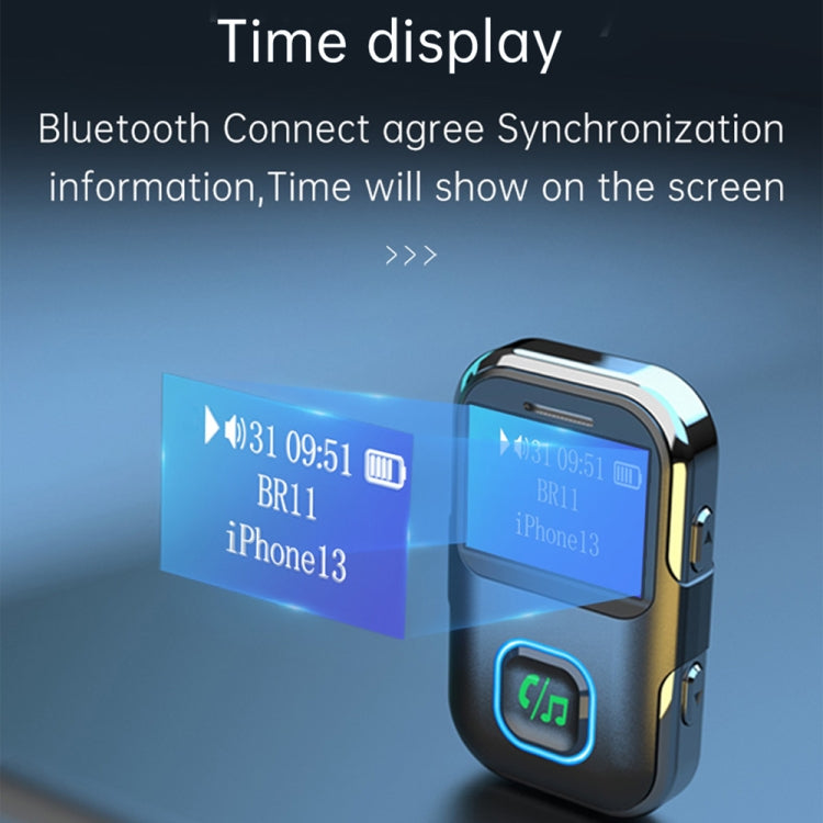 BR11 With Screen Bluetooth Audio Receiver MP3 Player - free shipping - PMC TechLife - Order now!