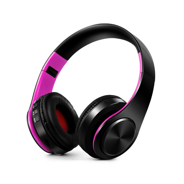LPT660 Bluetooth Wireless Headset HIFI Stereo Sports Headphones(Black+Pink) - Headset & Headphone by PMC TechLife | Online Shopping South Africa | PMC TechLife