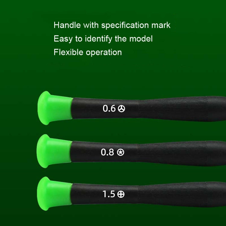 30pcs Color Hat Screw Batch Digital Mobile Phone Clock Maintenance Tool, Series: 0.8 Five Star - Screwdriver by PMC TechLife | Online Shopping South Africa | PMC TechLife