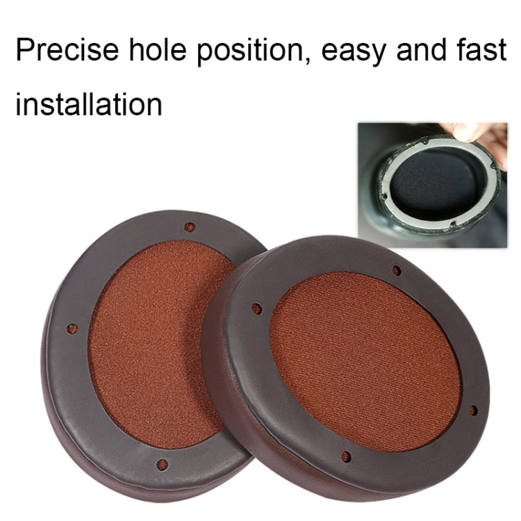 For Edifier W855BT 1pair Headset Soft and Breathable Sponge Cover, Color: Brown Lambskin - Earmuff & Pad by PMC TechLife | Online Shopping South Africa | PMC TechLife