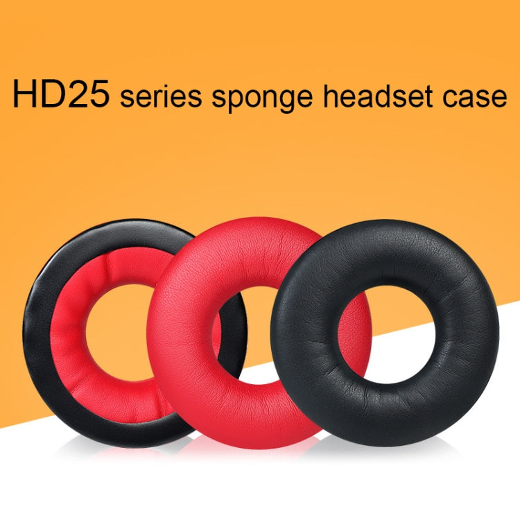 1pair Headset Sponge Cover for Sennheiser HD25-1II/25/25SP/25SP-II, Color: Red - Earmuff & Pad by PMC TechLife | Online Shopping South Africa | PMC TechLife