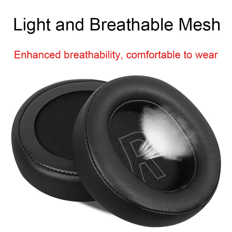 For Edifier G5BT 1pair Leather Headset Breathable Sponge Cover(Black) - Earmuff & Pad by PMC TechLife | Online Shopping South Africa | PMC TechLife