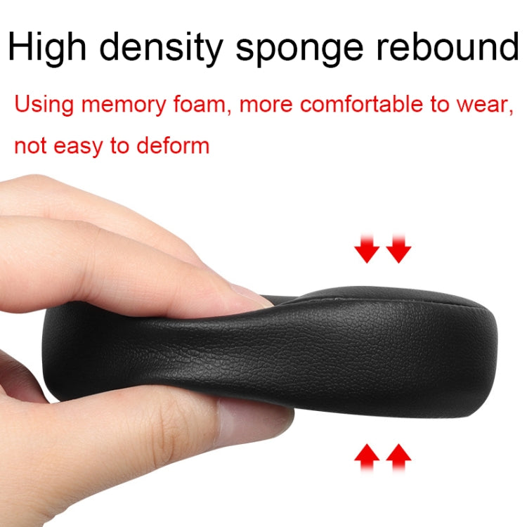 For Edifier G5BT 1pair Leather Headset Breathable Sponge Cover(Black) - Earmuff & Pad by PMC TechLife | Online Shopping South Africa | PMC TechLife