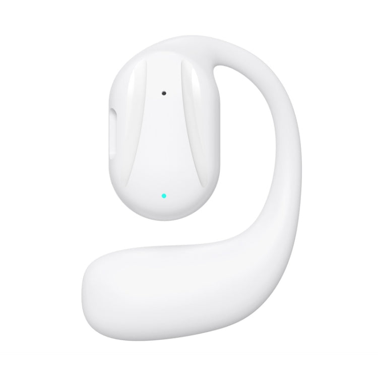 YJ77 Bluetooth 5.2 Ear-mounted OWS Bone Conduction Headset(Left Ear White) - Bluetooth Earphone by PMC TechLife | Online Shopping South Africa | PMC TechLife