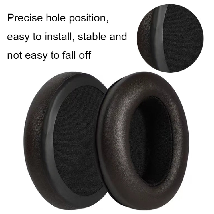 For Sennheiser Momentum 1pair Soft Comfortable Headset Sponge Cover, Color: Black Lambskin - Earmuff & Pad by PMC TechLife | Online Shopping South Africa | PMC TechLife
