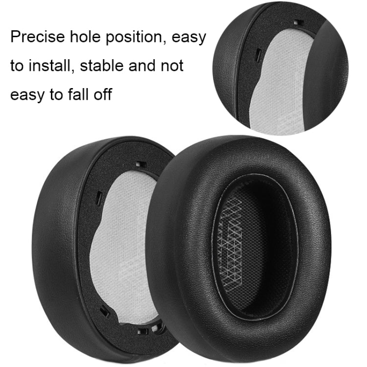 2pcs Headphone Sponge Case For JBL Live 650BTNC/660/E65BTNC/Duet NC(Leather+Velvet) - Earmuff & Pad by PMC TechLife | Online Shopping South Africa | PMC TechLife | Buy Now Pay Later Mobicred
