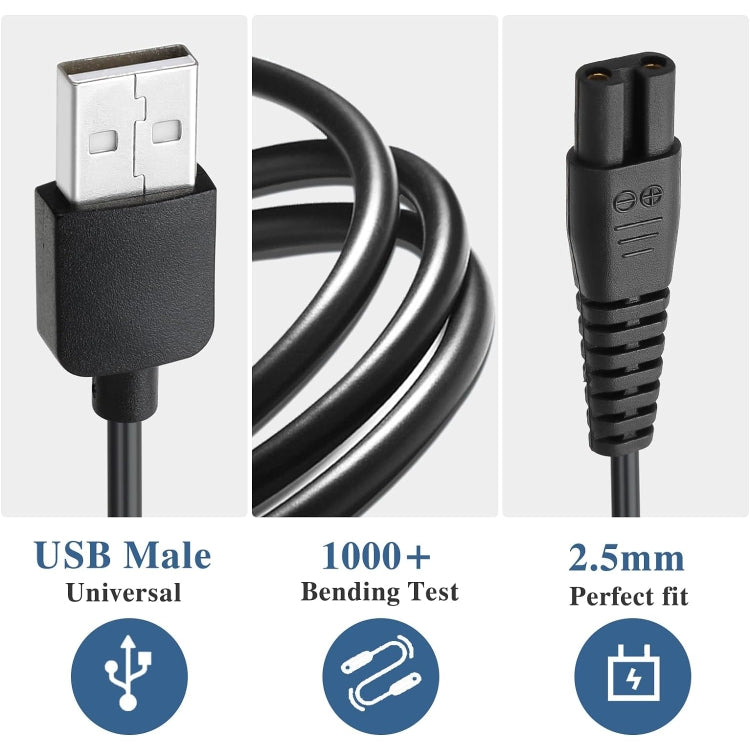 For Xiaomi Mijia MJTXD01SKS Electric Shaver USB Charging Cable Power ,Spce:  6pcs USB Cable - free shipping - PMC TechLife - Order now!