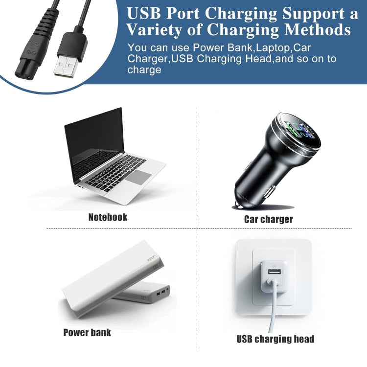 For Xiaomi Mijia MJTXD01SKS Electric Shaver USB Charging Cable Power ,Spce:  6pcs USB Cable - free shipping - PMC TechLife - Order now!