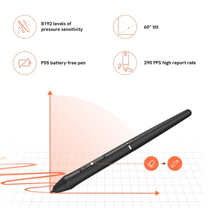 VEIKK VO1060 Digital Drawing Board Handwriting Board With Passive Wireless Pen -  by VEIKK | Online Shopping South Africa | PMC Jewellery | Buy Now Pay Later Mobicred