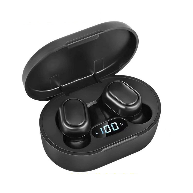 E7s Digital Sports Waterproof TWS Bluetooth 5.0 In-Ear Headphones(Black) - TWS Earphone by PMC TechLife | Online Shopping South Africa | PMC TechLife