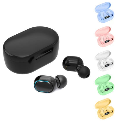 E7s Digital Sports Waterproof TWS Bluetooth 5.0 In-Ear Headphones(White) - TWS Earphone by PMC Jewellery | Online Shopping South Africa | PMC Jewellery
