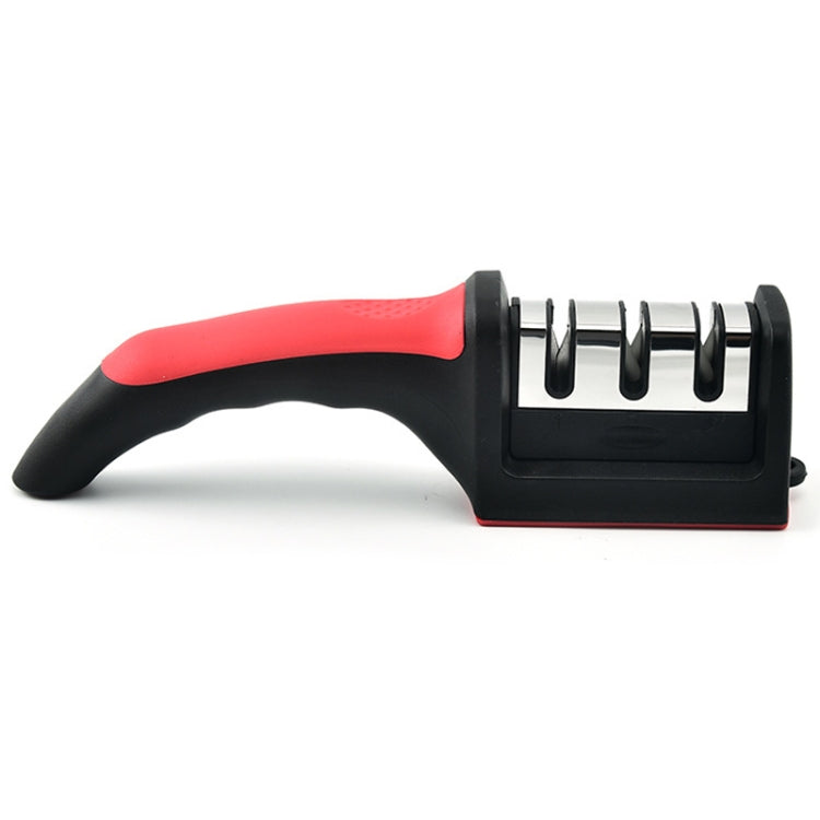 2pcs Kitchen Multifunctional Hangable Multi-segment Handheld Knife Sharpener, Specification: 3 Stage - free shipping - PMC TechLife - Order now!