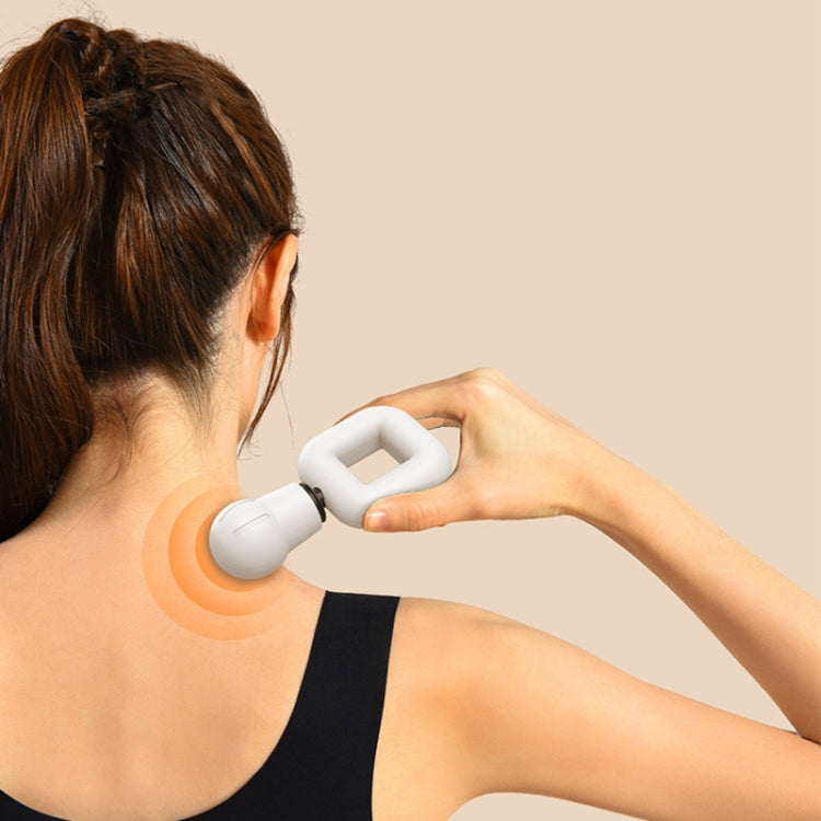 TS201 Square Muscle Relaxation Wireless Fascia Gun Mini Adjustable Portable Massager(Black) - Massage gun & Accessories by PMC TechLife | Online Shopping South Africa | PMC TechLife | Buy Now Pay Later Mobicred