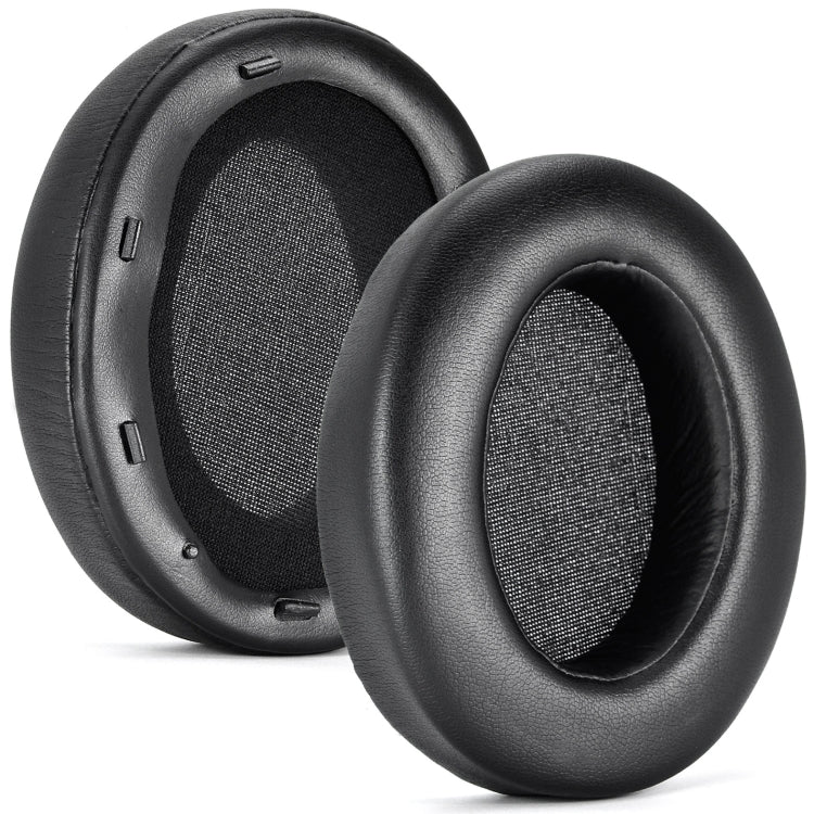 For Sony WH-XB910N XB910N 2pcs Headset Earmuffs Sponge Cover(Black) - Earmuff & Pad by PMC TechLife | Online Shopping South Africa | PMC TechLife