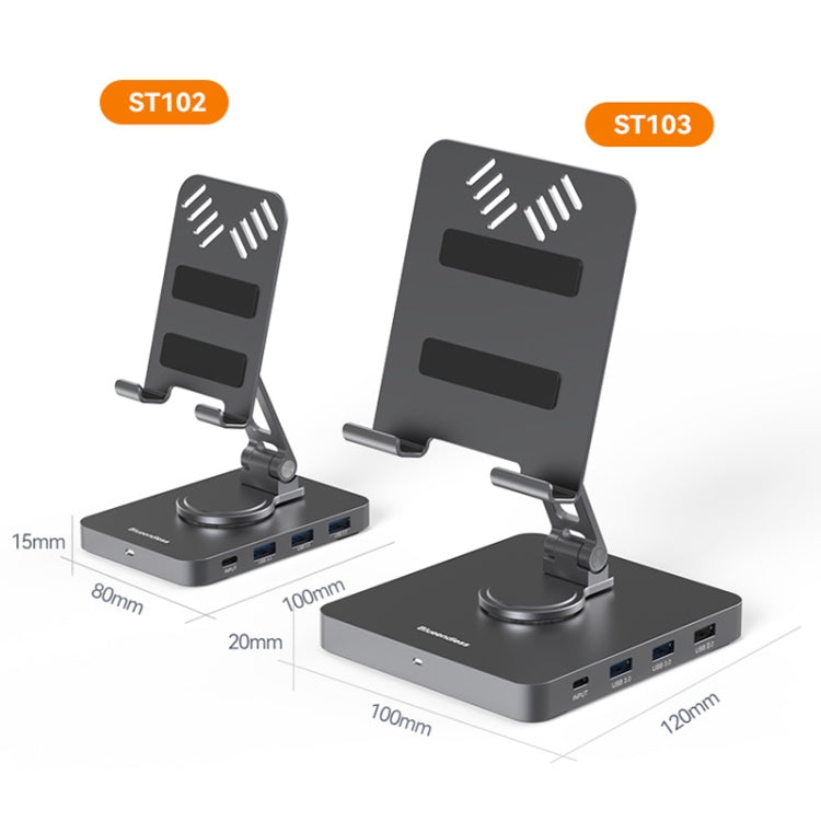 Blueendless 4K HD 60Hz Type-C/USB-C Expansion Dock Mobile Phone Tablet Holder , Spec: 10 in 1 - Desktop Holder by Blueendless | Online Shopping South Africa | PMC Jewellery | Buy Now Pay Later Mobicred